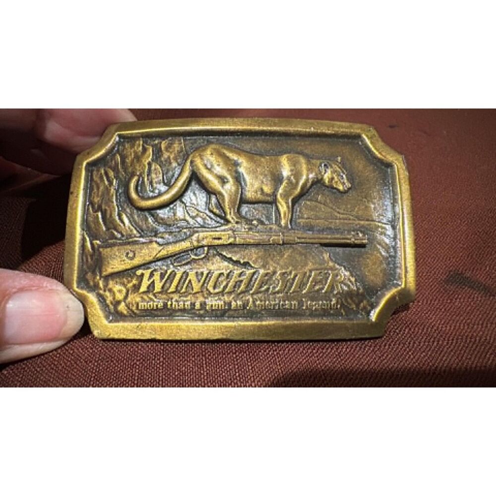 1976 Winchester More Than A Gun An American Legend Belt Buckle